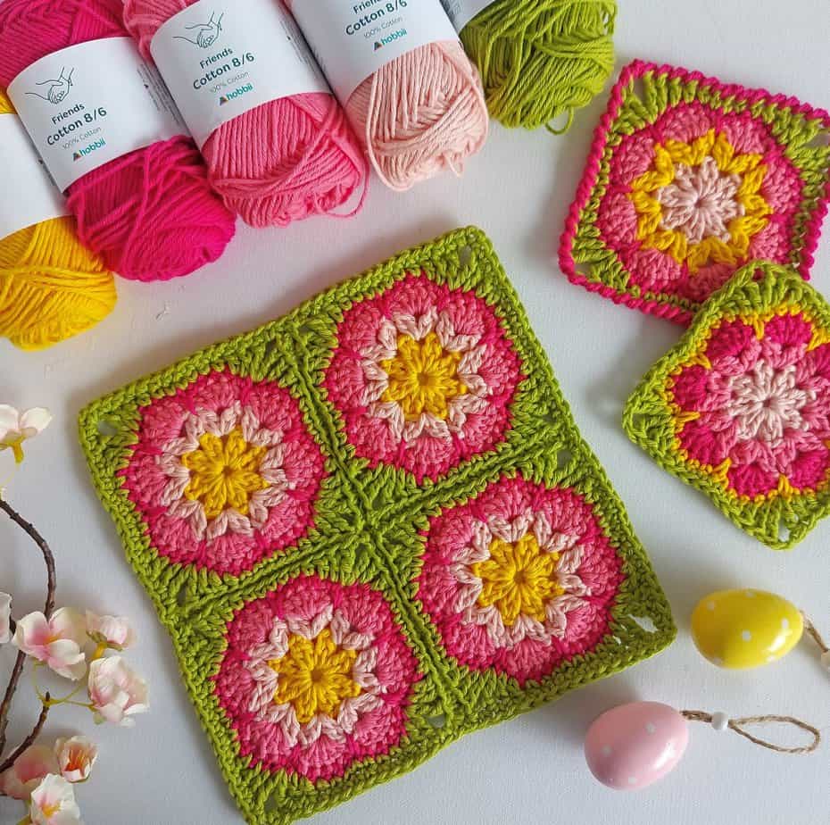 Pastel Dreams African Square Pattern